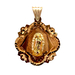 14kt Yellow Gold Virgin De Guadalupe Pendant 