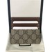 Gucci Brown GG Supreme Canvas Card Holder Wallet