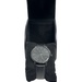 Armani Exchange Three-Hand Black Leather Watch