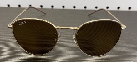 Ray-Ban Polarized Arista Gold Round Reverse RB R0103S