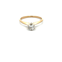 14kt Yellow Gold .50ct Round SI2 H Solitaire 