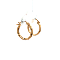 10kt Yellow Gold Huggie Hoop Earrings