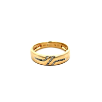 10kt Yellow Gold Diamond Band Ring