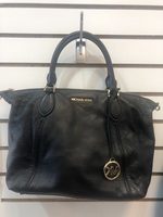 Michael Kors Black Leather Purse- Pre-Owned 