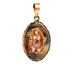 14kt Tri-Color Virgin Mary Pendant