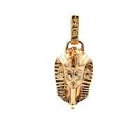 14kt Yellow Gold Egyption Pharaohs Head Pendant