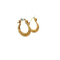 14kt Yellow Gold Hoop Earrings