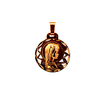 18kt Yellow Gold Religious Pendant