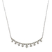 14kt White Gold 18" .80ct tw Diamond Necklace