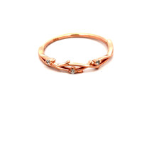 10kt Rose Gold Diamond Band Ring