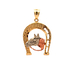 14kt Tri-Color Horse Pendant