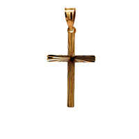 10kt Yellow Gold Cross Pendant