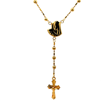 14kt Yellow Gold 15" Rosary 