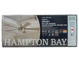 Hampton Bay Smart 54" LED Indoor Color Changing Ceiling Fan