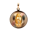 10kt Tri-Color Virgin Mary Pendant