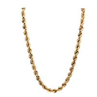 10kt Yellow Gold 20" 5.25mm Rope Chain