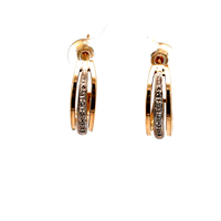 14kt Yellow Gold Diamond Earrings