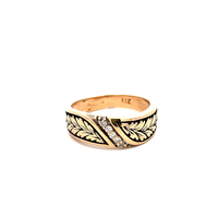 14kt Yellow Gold Diamonds Ring