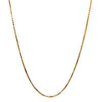 14kt Yellow Gold 20" 1.25mm Box Link Chain