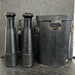 Vintage Chevalier Paris Field Binoculars w/Case Army & Navy WWI ~France