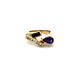  14kt Yellow Gold .35ct tw Diamond & Multi-Color Stones Ring