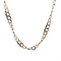  14kt Yellow Gold 26" 5.75mm Diamond Cut Curb Link Chain