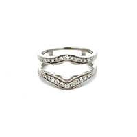 14kt White Gold .20ct tw Diamond Wedding Jacket