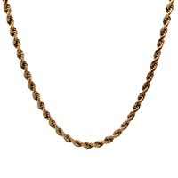 14kt Yellow Gold 20" 3mm Rope Chain