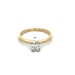  14kt Yellow Gold .50ct Oval Diamond I1 H Solitaire Ring 