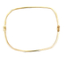 14kt Yellow Gold Square Bangle Bracelet