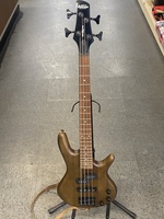 Ibanez miKro Series GSRM20B Electric Bass Guitar, Walnut Flat