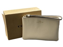 Coach Corner Zip Wristlet