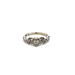 10kt White Gold .20ct tw Diamond Heart Ring