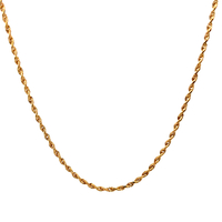  14kt Yellow Grams 24" 1.5mm Rope Chain