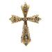  10kt Yellow Gold 1.00ct tw Diamond Cross Pendant