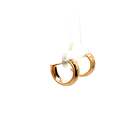 14kt Yellow Gold Huggie Hoop Rings