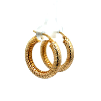 14kt Yellow Gold Hoop Earrings