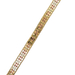 14kt Two Tone 7" 9mm Link Bracelet