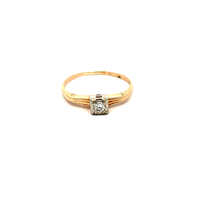 14kt Yellow Gold .10ct tw Diamond Ring