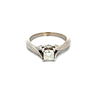 14kt White Gold .65ct tw Diamond Engagement Ring 