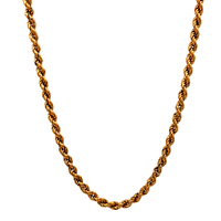 18kt Yellow Gold 16" 3.75mm Rope Chain