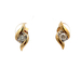 14kt Yellow Gold .20ct tw Diamond Stud Earrings 