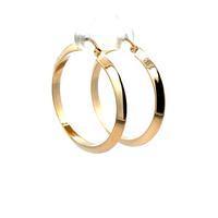 14kt Yellow Gold Hoop Earrings 