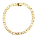 14kt Yellow Gold 8" 5.5mm Heart Bracelet