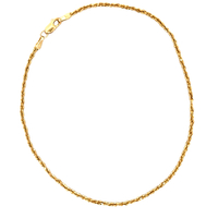 14kt Yellow Gold 9.5" 1.75mm Rope Bracelet 