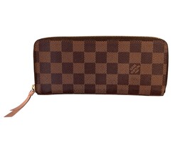 Louis Vuitton Clemence Wallet Rose Ballerine Damier Ebene