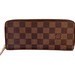 Louis Vuitton Clemence Wallet Rose Ballerine Damier Ebene