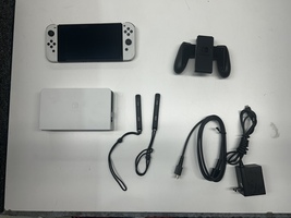 Nintendo Switch OLED with Dock, Charging Cord and Joysticks 