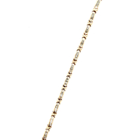 10kt Yellow Gold 7.5" 1.75ct tw Diamond Bracelet 