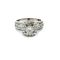 10kt White Gold Lab Grown 1.00ct tw Ring